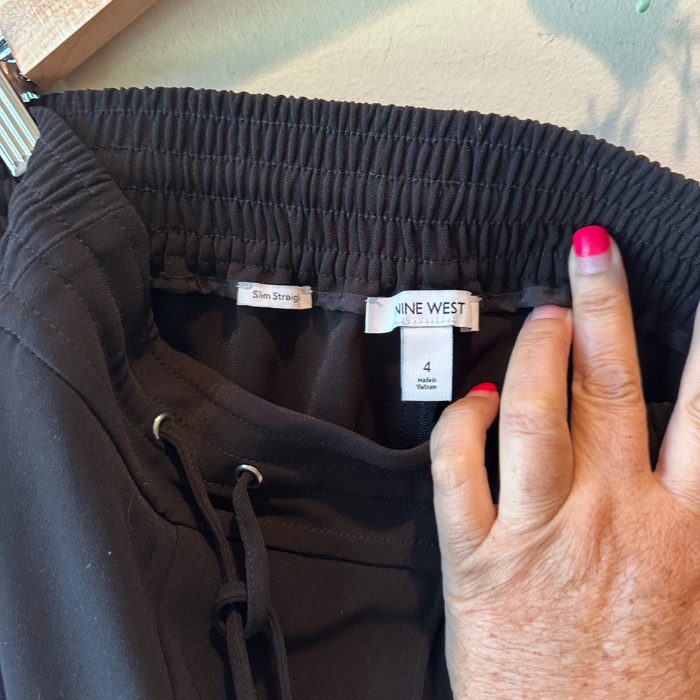 Nine West Black Joggers - Picture 6 of 8